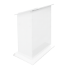 Height-adjustable plastic lectern HiLo - white
