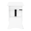 Height-adjustable plastic lectern HiLo - white
