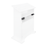 Height-adjustable plastic lectern HiLo - white