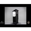 Height-adjustable plastic lectern HiLo - black