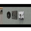 Soporte magnético de pared para iPad Pro de 13 pulgadas (M4) - función de carga inalámbrica - negro