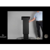 Height-adjustable Acrylic lectern Simple Move - black
