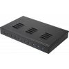 10 port Dual Charge USB-A/USB-C 1000W oplaadhub - zwart