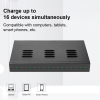 16 Port USB-C 1000W Lade-Hub - schwarz