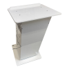 Height-adjustable Acrylic lectern Simple Move - white