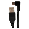 Abgewinkeltes Mini-USB-Ladekabel (2 m) für Kameras, PS3-Controller und Smartphones