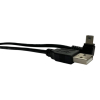Abgewinkeltes Mini-USB-Ladekabel (2 m) für Kameras, PS3-Controller und Smartphones
