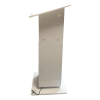 Height-adjustable Acrylic lectern Simple Move - white