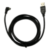 Abgewinkeltes Mini-USB-Ladekabel (2 m) für Kameras, PS3-Controller und Smartphones