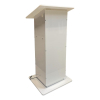 Height-adjustable Acrylic lectern Simple Move - white