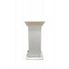 Height-adjustable Acrylic lectern Simple Move - white