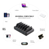 5 port Dual Charge USB-A/USB-C 150W charging station - black