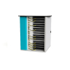 Laptop Ethernet charging cabinet NETC-LS-16 with soft start power management for 16 laptops - key lock