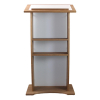 Wood/acrylate lectern Louvre - clear