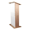 Wood/acrylate lectern Louvre - clear