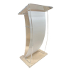 Acrylic lectern Arya - satinised