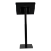 Height-adjustable metal/Acrylic lectern Vivaldi - black