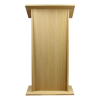 Wooden lectern Rhea - oak colour 