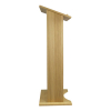 Wooden lectern Rhea - oak colour 