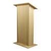 Wooden lectern Rhea - oak colour 