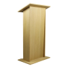 Wooden lectern Rhea - oak colour 