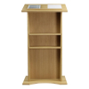 Wooden lectern Rhea - oak colour 