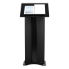 Metal/Acrylic black lectern Giraldo