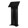 Metal/Acrylic black lectern Giraldo