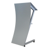 Metal lectern Neptune - grey