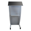 Metal lectern Neptune - grey