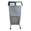 Metal lectern Neptune - grey