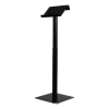 Height adjustable metal/Acrylic lectern Garrix - black