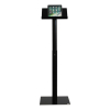 Height adjustable metal/Acrylic lectern Garrix - black