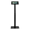 Height adjustable metal/Acrylic lectern Garrix - black