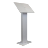 Metal/Acrylic lectern Arena - white