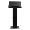 Metal/Acrylic lectern Arena - black