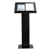 Metal/Acrylic lectern Arena - black