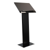 Metal/Acrylic lectern Arena - black