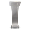 Acrylic lectern Garnet - clear