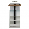 Height adjustable Acrylic/metal lectern Notulus - white