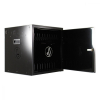 BRVD12 Armario de carga para 12 dispositivos móviles de hasta 17 pulgadas - negro - regleta