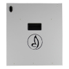 BRVD12 Ladeschrank für 12 mobile Geräte bis zu 17 Zoll - weiß - USB-A