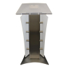 Metal/acrylic lectern Press