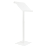 Height adjustable metal/acrylic lectern Vivaldi - white
