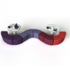 Kvilform Soft Seating 45° sits Senior 46cm hög