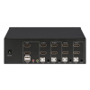 4-poorts dual-monitor HDMI KVM-switch KVMMHT4