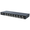 Modularer DVI-KVM-Umschalter mit 8 Anschlüssen
