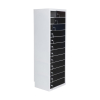 Charging locker BR12KL Black for 36 mobile devices - USB ports & outlets - key locks
