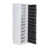Charging locker BR12KL Black for 36 mobile devices - USB ports & outlets - key locks