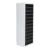 Charging locker BR12KL Black for 36 mobile devices - USB ports & outlets - key locks